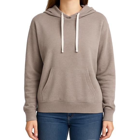 Buffalo David Bitton Womens M Gray Pullover Hoodie Kangaroo Pocket Casual Wear - Picture 3 of 12
